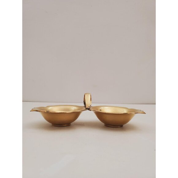 Vintage 1950s / BRASS SOAP DISH / Solid Brass Soap Holder Soap Dispenser Vintage - Picture 10 of 10